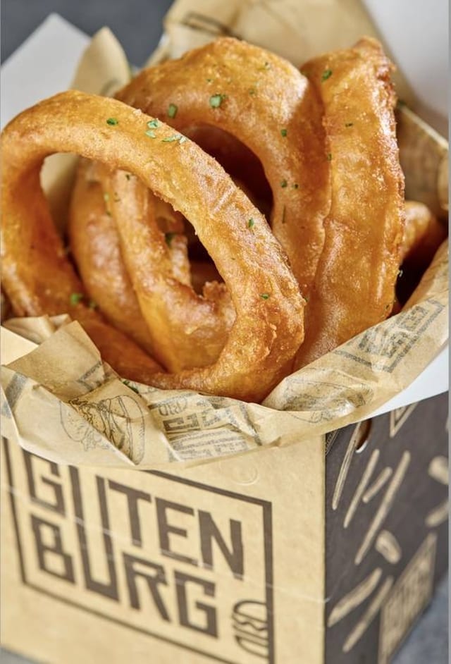 Onion rings (serve 12).