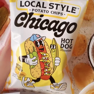 LOCAL STYLE POTATO CHIPS HOTDOG